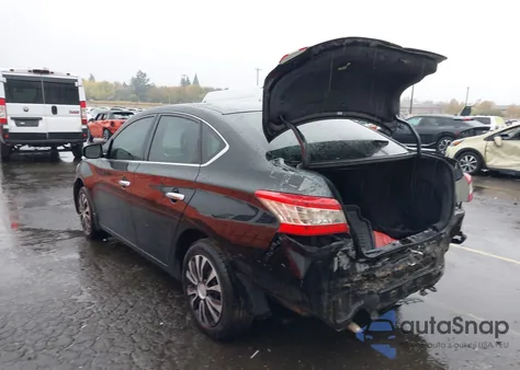 2015 Nissan Sentra S из США, поврежденный, VIN 3N1AB7AP2FY338262